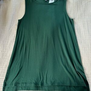 J. Jill Forest Green Sleeveless Tank Top